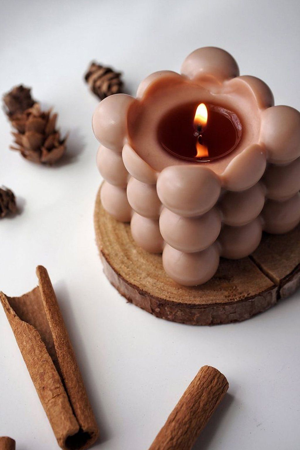 Bubble Cube Candle